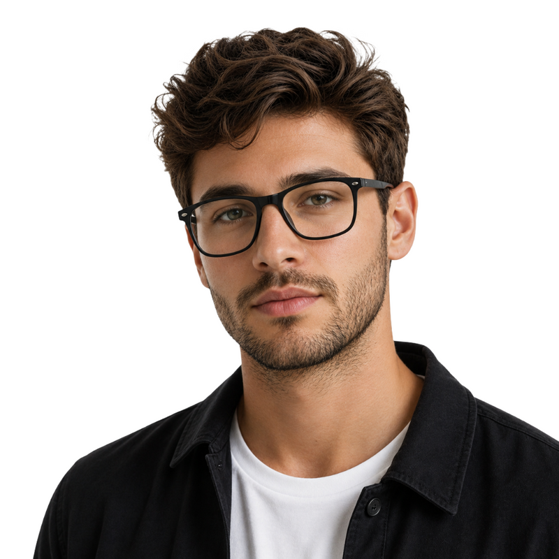 OS JJ Frames 3230 | Square Eyeglasses | Prescription Frames for Men & Women-zoom-