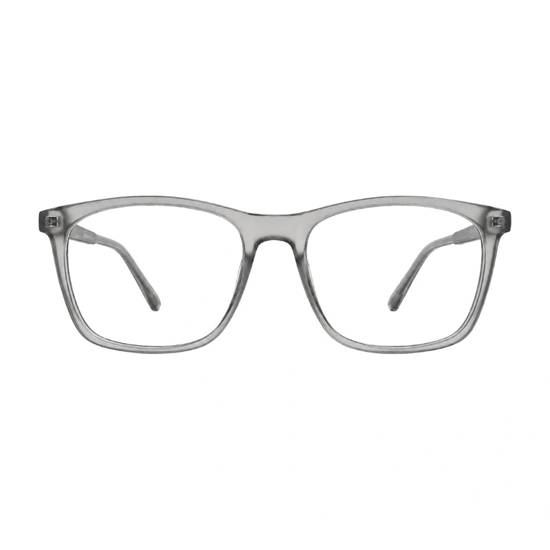 OS JJ Frame 3239 | Large Square Eyeglasses | Transparent Acetate Frames-zoom-