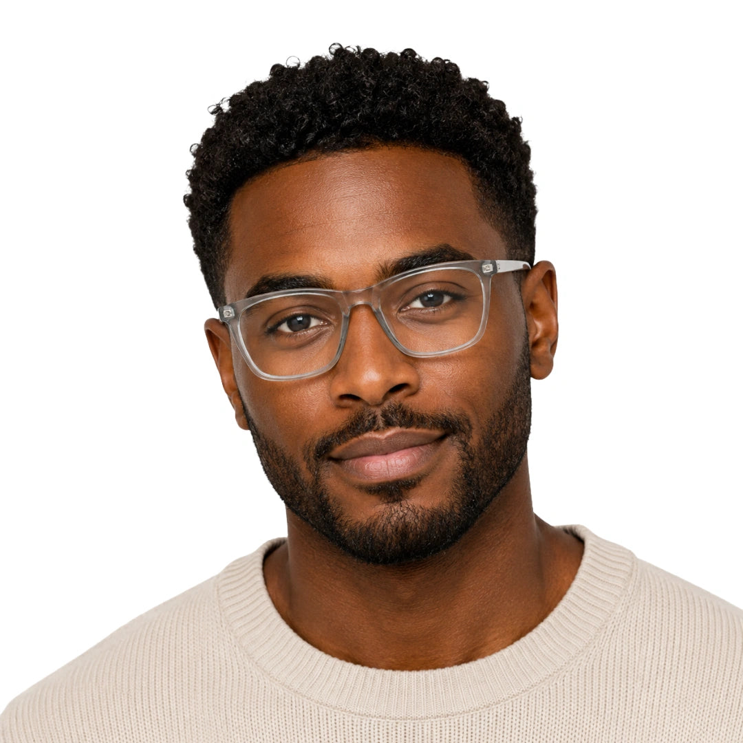 OS JJ Frame 3239 | Large Square Eyeglasses | Transparent Acetate Frames-27