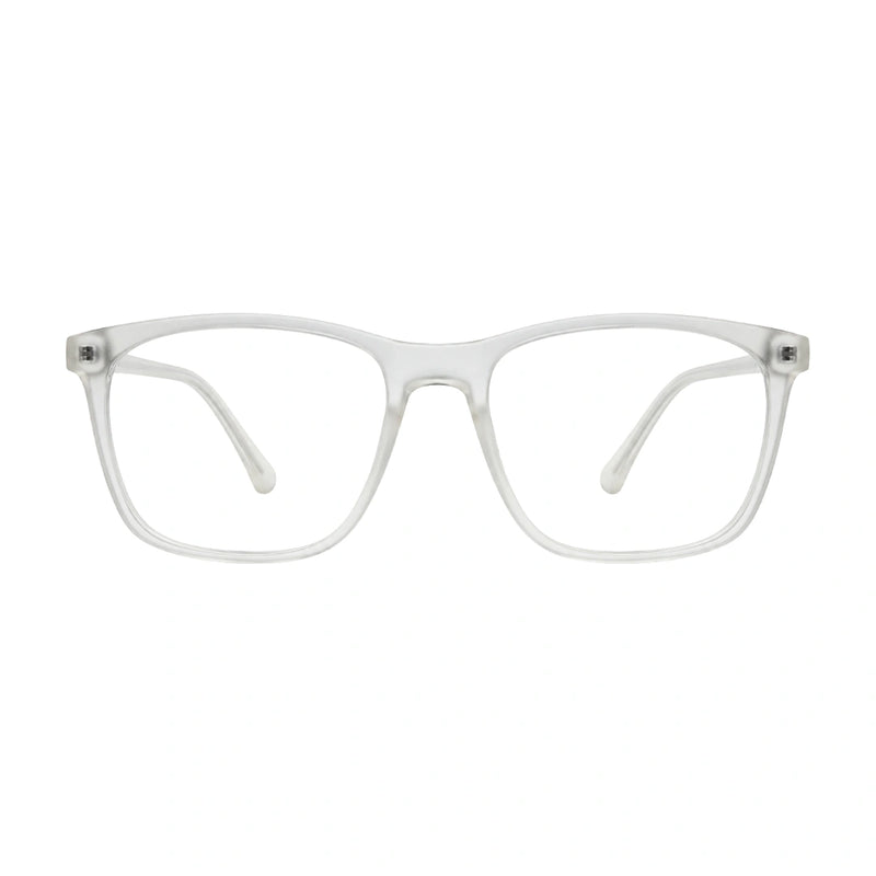 OS JJ Frame 3239 | Large Square Eyeglasses | Transparent Acetate Frames-zoom-