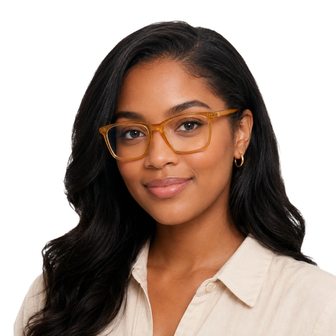 OS JJ Frame 3239 | Large Square Eyeglasses | Transparent Acetate Frames-43