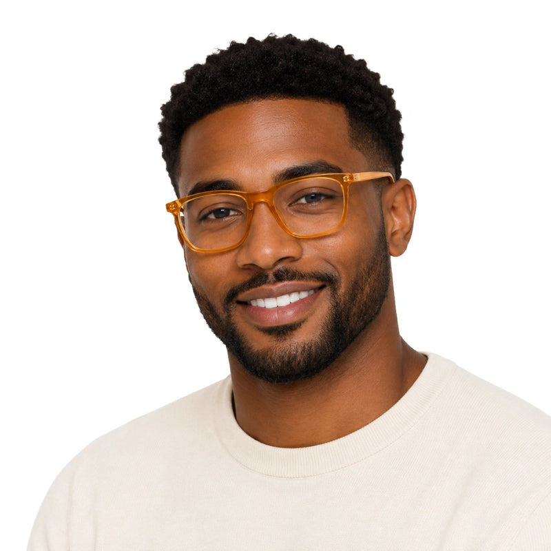 OS JJ Frame 3239 | Large Square Eyeglasses | Transparent Acetate Frames-zoom-