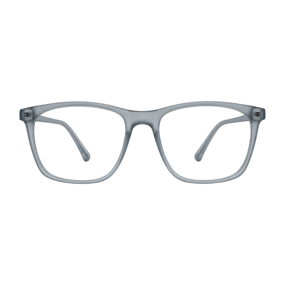 OS JJ Frame 3239 | Large Square Eyeglasses | Transparent Acetate Frames