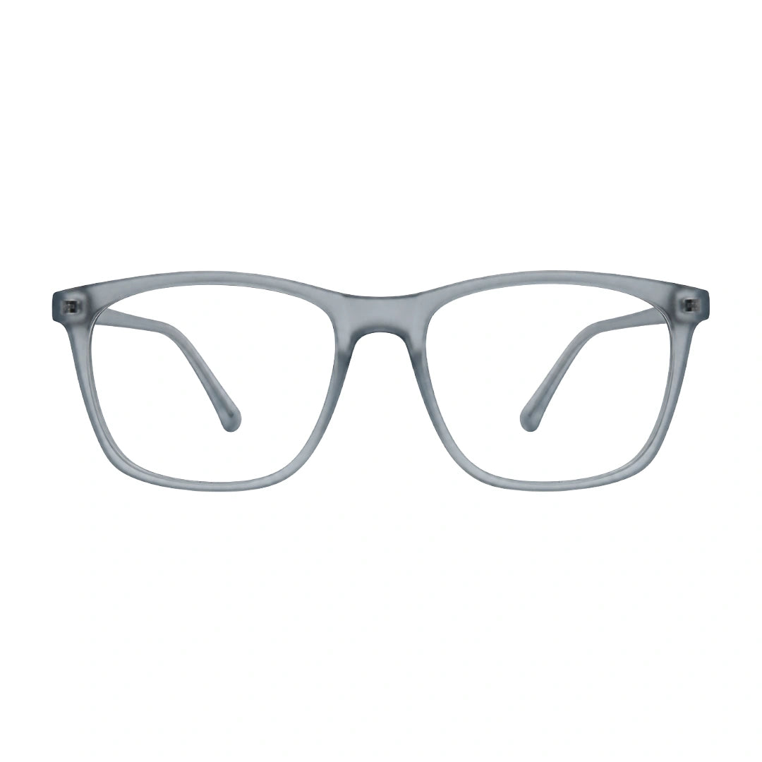 OS JJ Frame 3239 | Large Square Eyeglasses | Transparent Acetate Frames-zoom-1