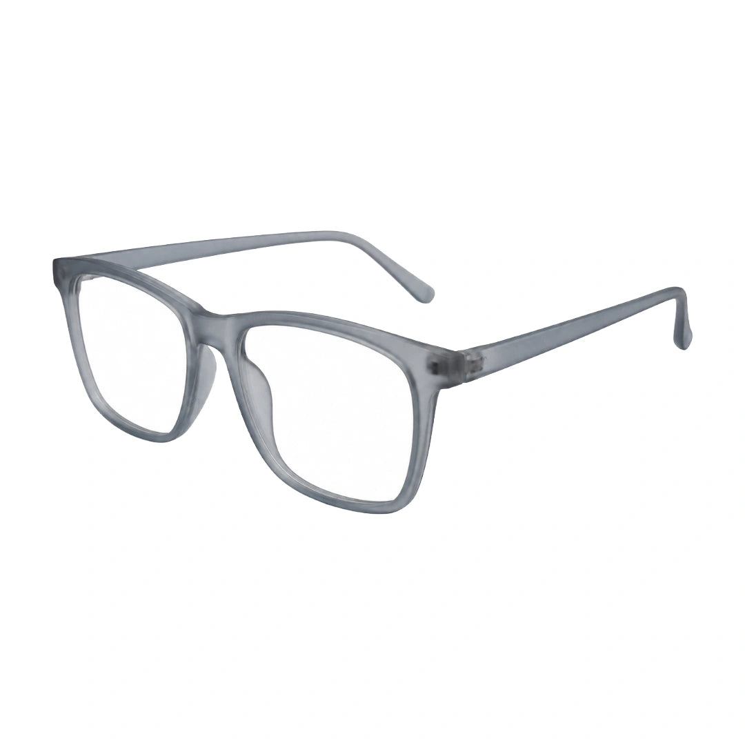 OS JJ Frame 3239 | Large Square Eyeglasses | Transparent Acetate Frames-2