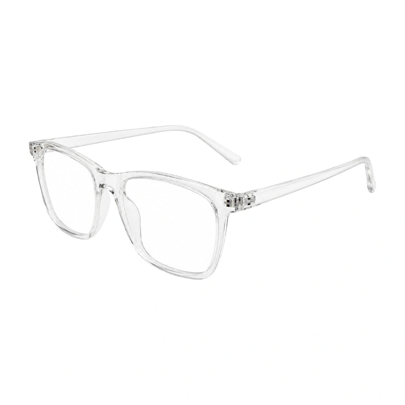 OS JJ Frame 3239 | Large Square Eyeglasses | Transparent Acetate Frames-zoom-
