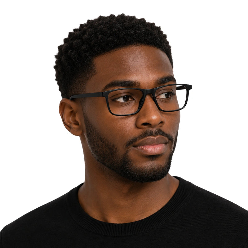 Rectangular Acetate Prescription Eyeglasses | OS JJ Frame 3240-zoom-