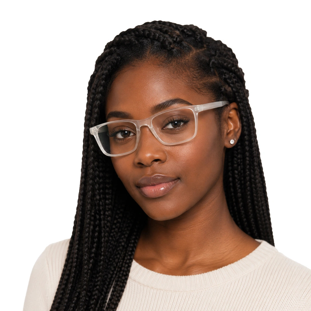 Rectangular Acetate Prescription Eyeglasses | OS JJ Frame 3240-69