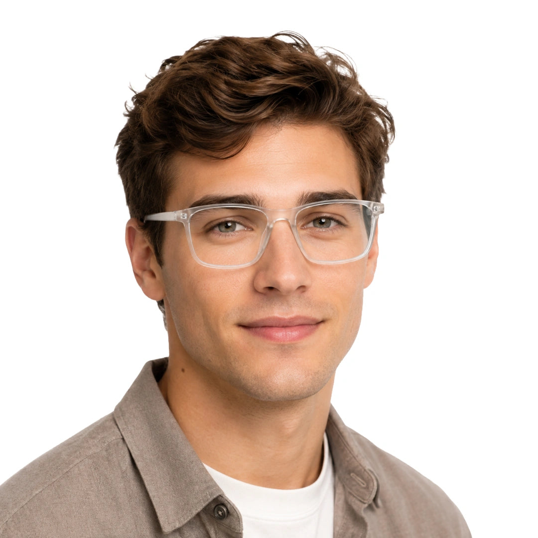 Rectangular Acetate Prescription Eyeglasses | OS JJ Frame 3240-zoom-72