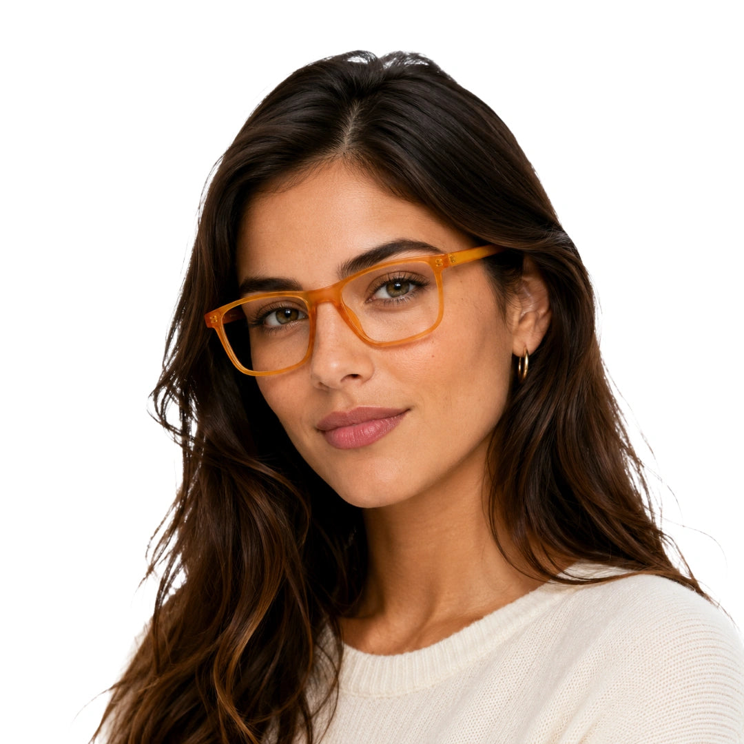 Rectangular Acetate Prescription Eyeglasses | OS JJ Frame 3240-zoom-33