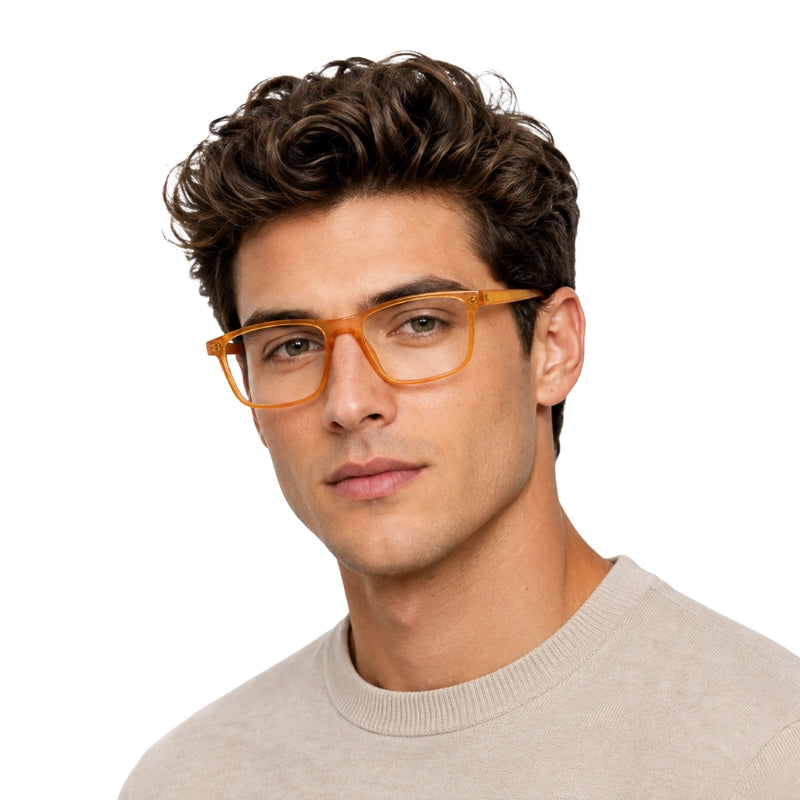 Rectangular Acetate Prescription Eyeglasses | OS JJ Frame 3240-zoom-