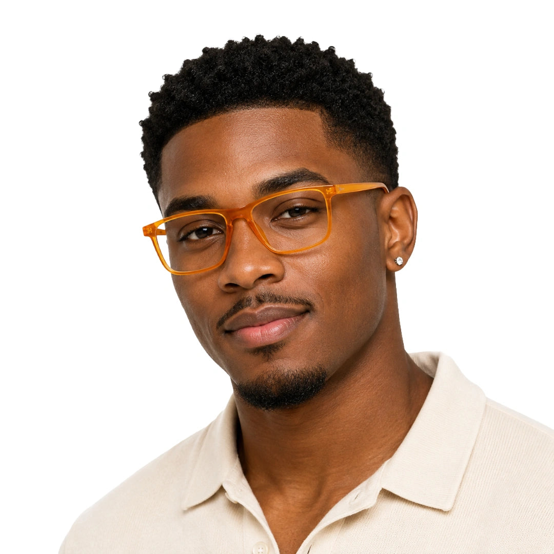 Rectangular Acetate Prescription Eyeglasses | OS JJ Frame 3240-36