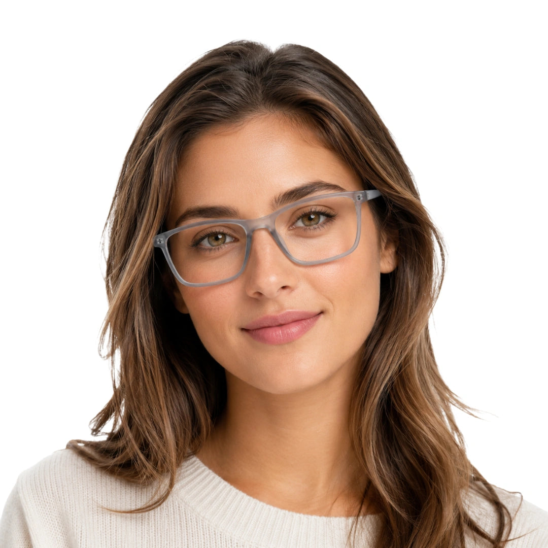 Rectangular Acetate Prescription Eyeglasses | OS JJ Frame 3240-42