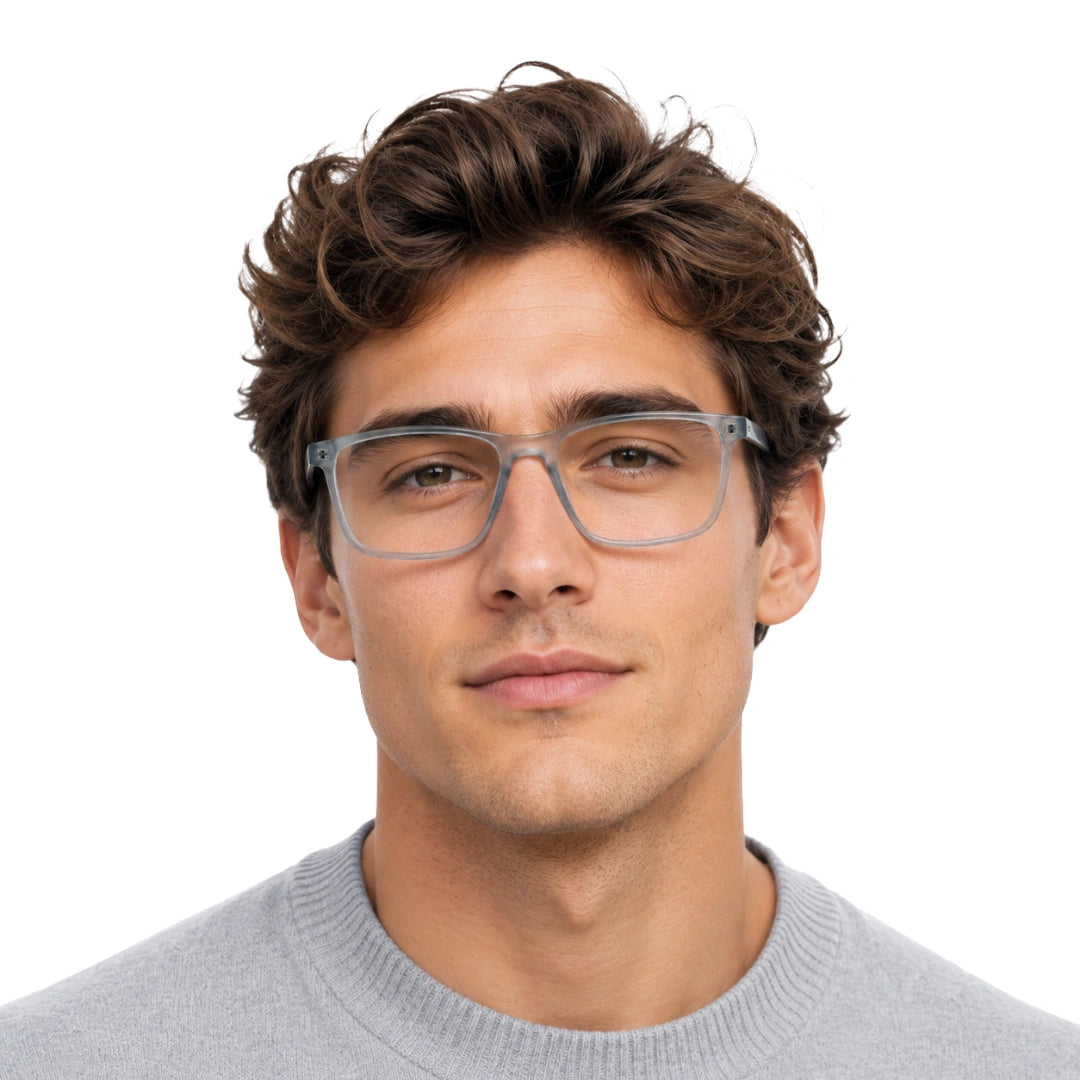 Rectangular Acetate Prescription Eyeglasses | OS JJ Frame 3240-zoom-43