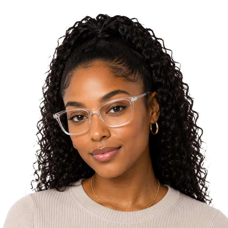 Rectangular Acetate Prescription Eyeglasses | OS JJ Frame 3240-zoom-