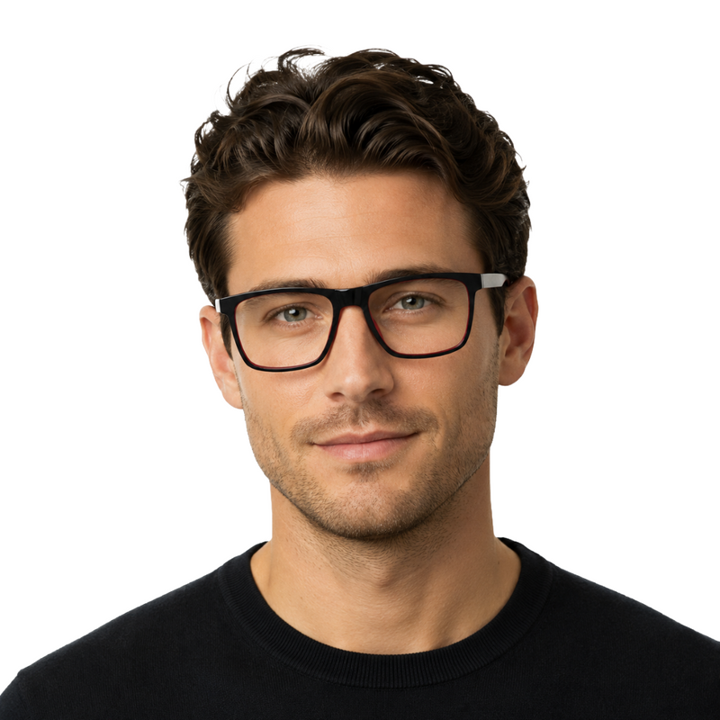 OS JJ Frames 3243 – Rectangular Prescription Eyeglasses-zoom-