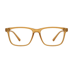 OS JJ Frame 3248 everyday rectangular optical eyeglasses in yellow, front view