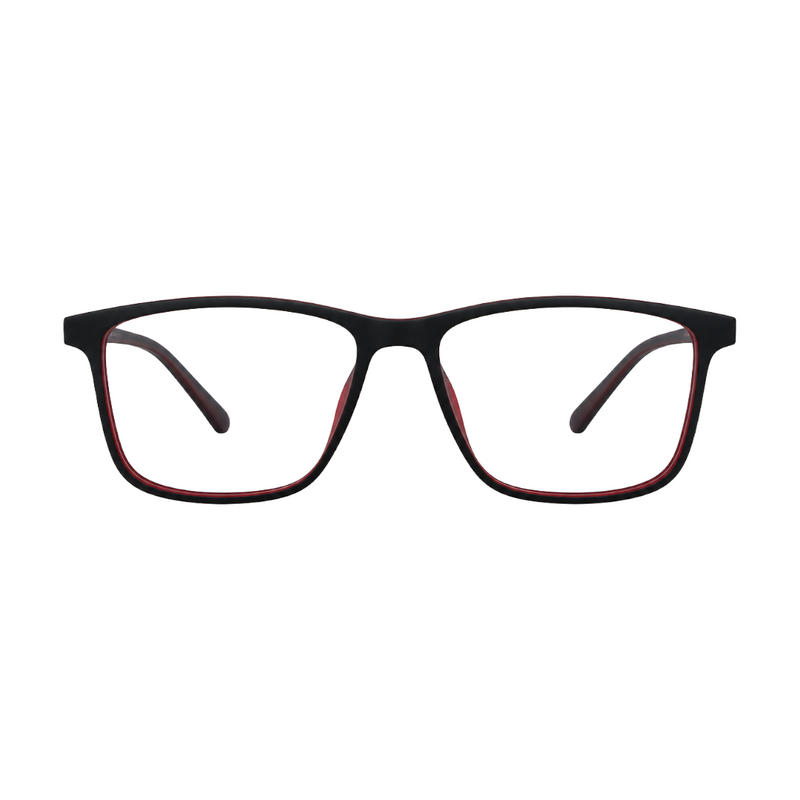 OS JJ 3253 Rectangle Eyeglasses – Lightweight Prescription Frames for Men & Women-zoom-