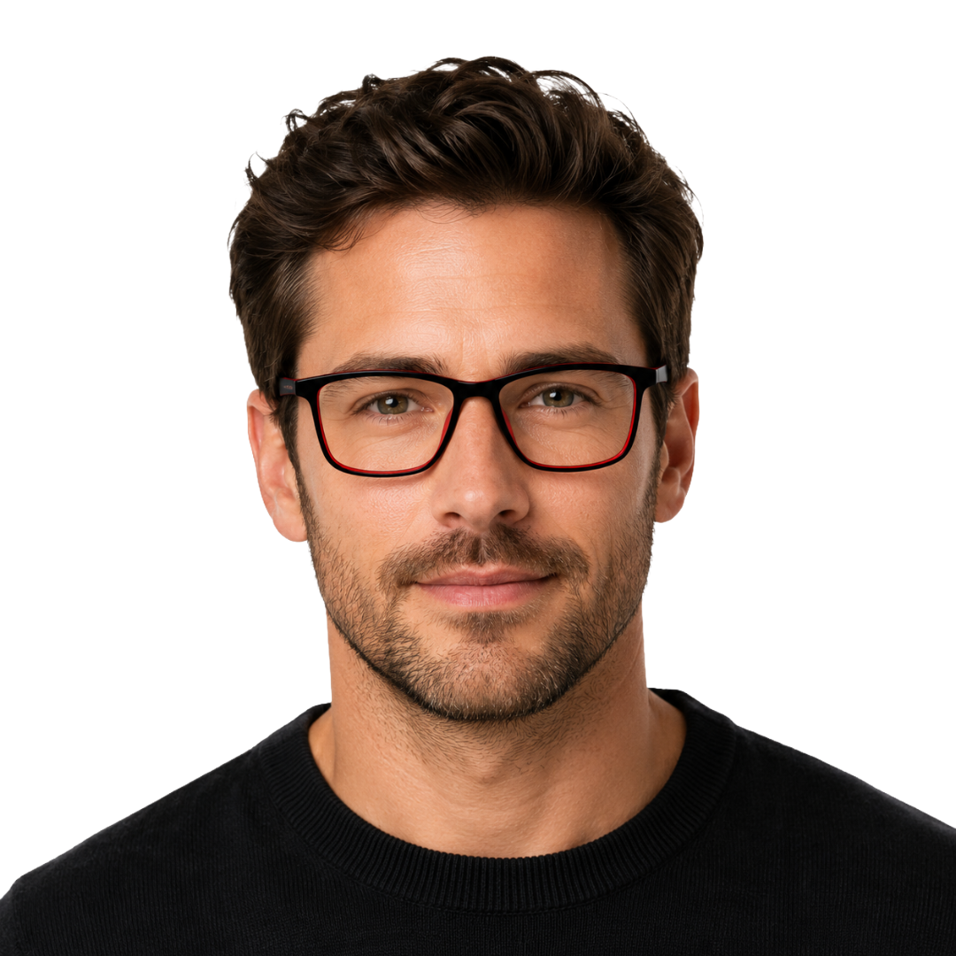 OS JJ 3253 Rectangle Eyeglasses – Lightweight Prescription Frames for Men & Women-zoom-61