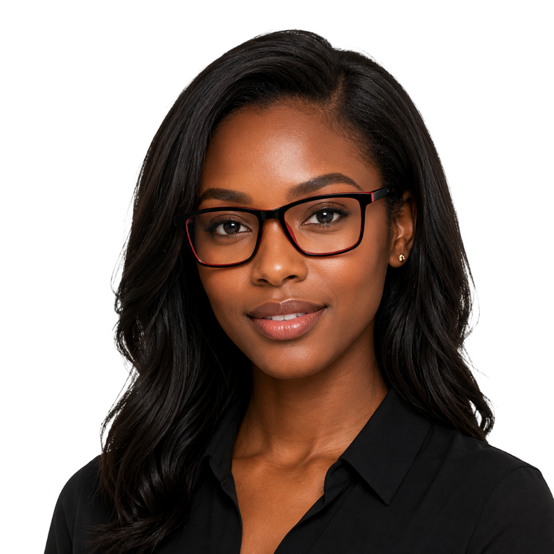 OS JJ 3253 Rectangle Eyeglasses – Lightweight Prescription Frames for Men & Women-zoom-