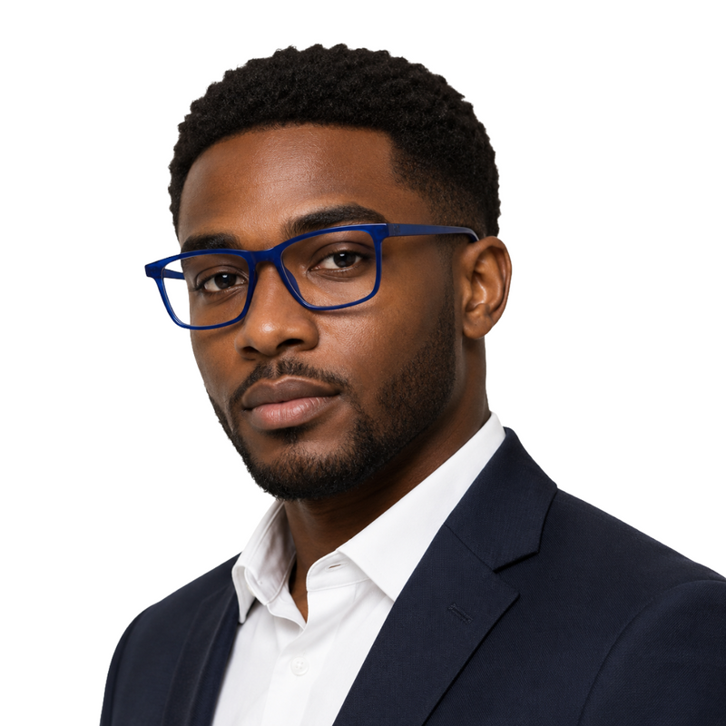 OS JJ 3253 Rectangle Eyeglasses – Lightweight Prescription Frames for Men & Women-zoom-