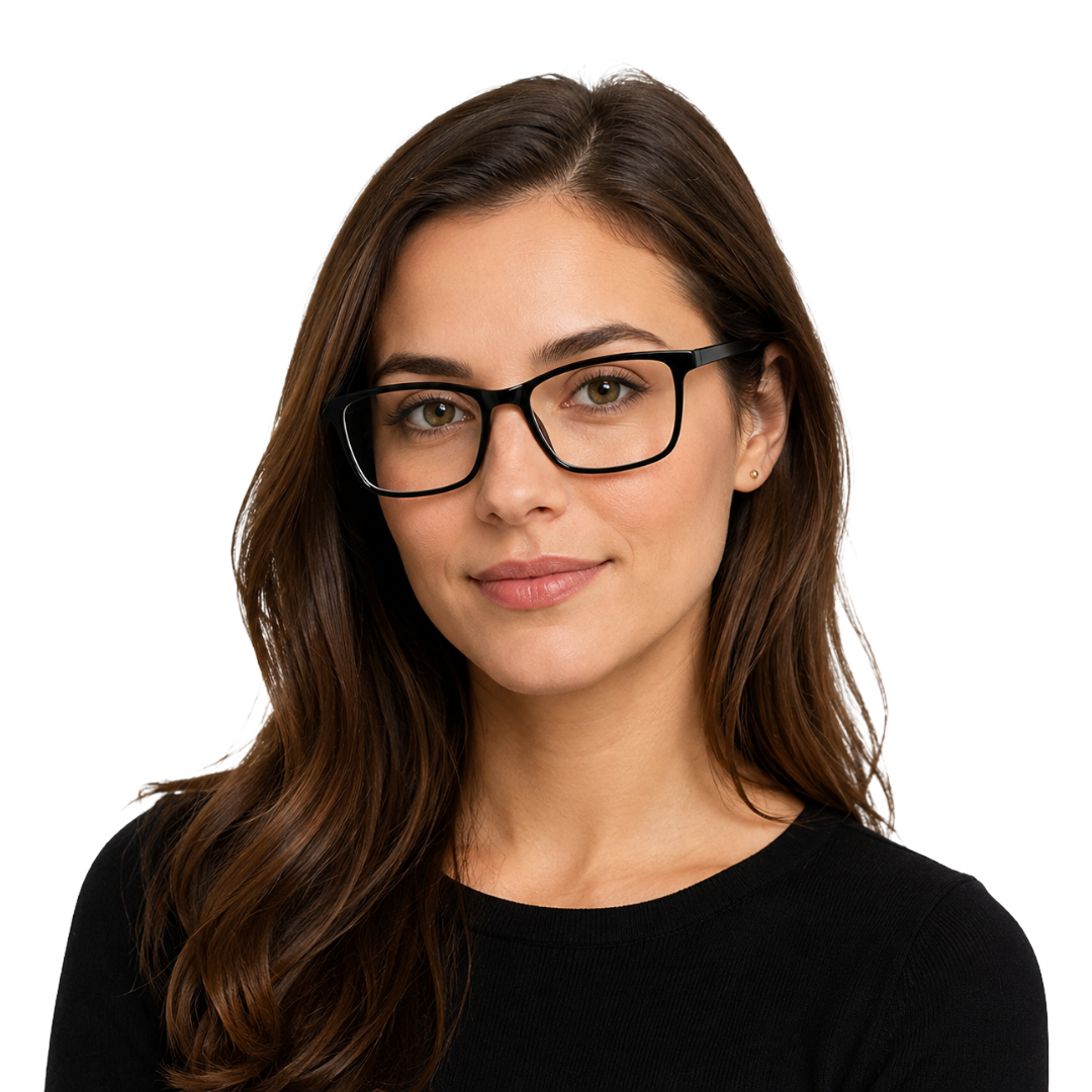 OS JJ 3253 Rectangle Eyeglasses – Lightweight Prescription Frames for Men & Women-42