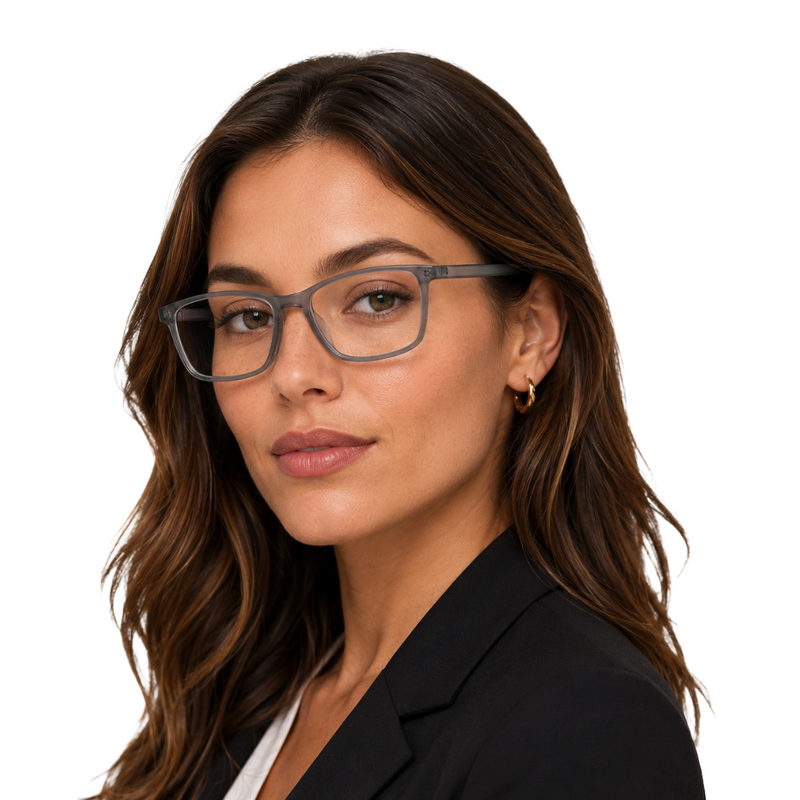 OS JJ 3253 Rectangle Eyeglasses – Lightweight Prescription Frames for Men & Women-zoom-