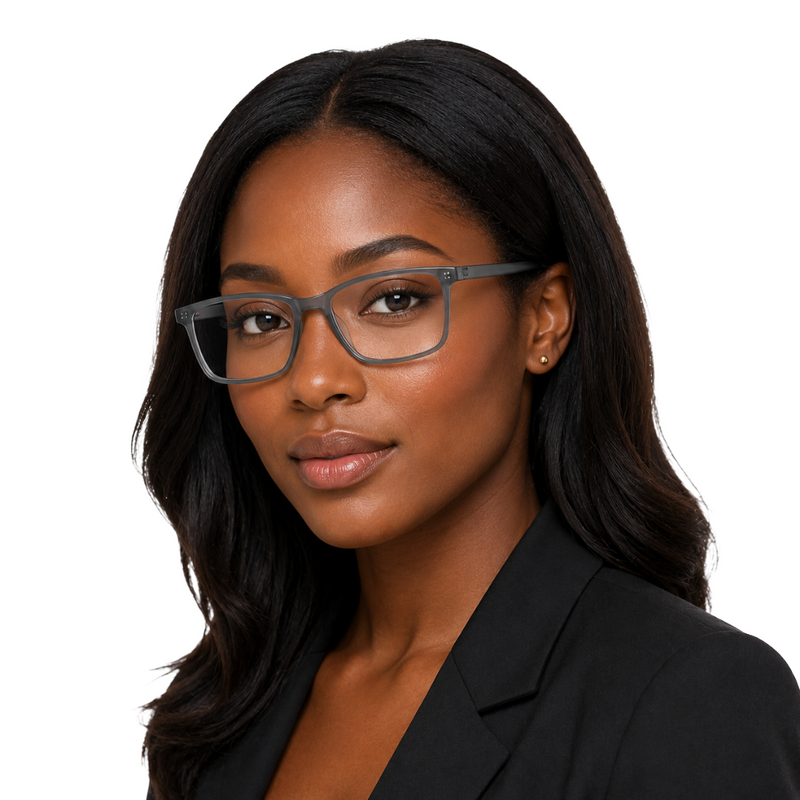 OS JJ 3253 Rectangle Eyeglasses – Lightweight Prescription Frames for Men & Women-zoom-