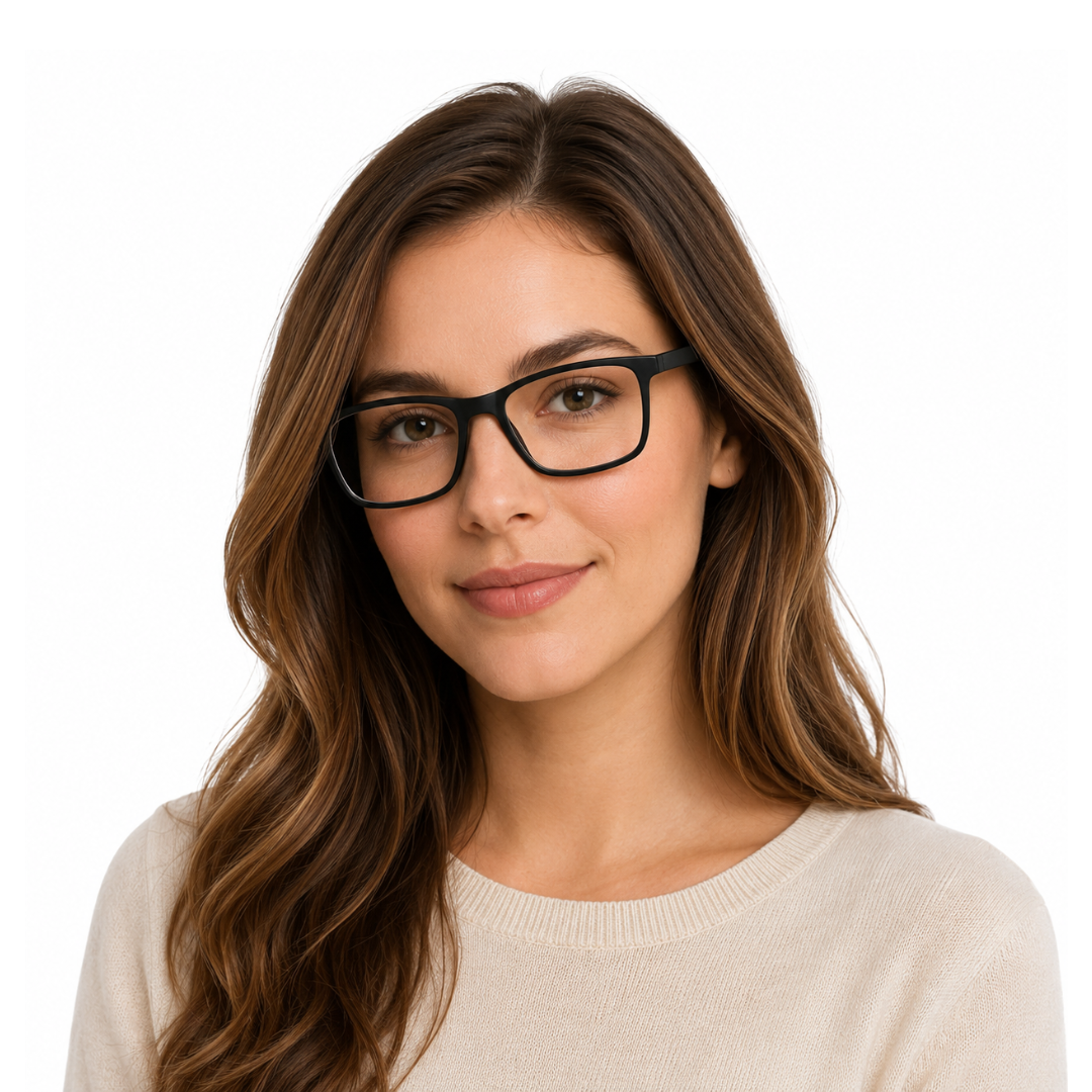 OS JJ 3253 Rectangle Eyeglasses – Lightweight Prescription Frames for Men & Women-51