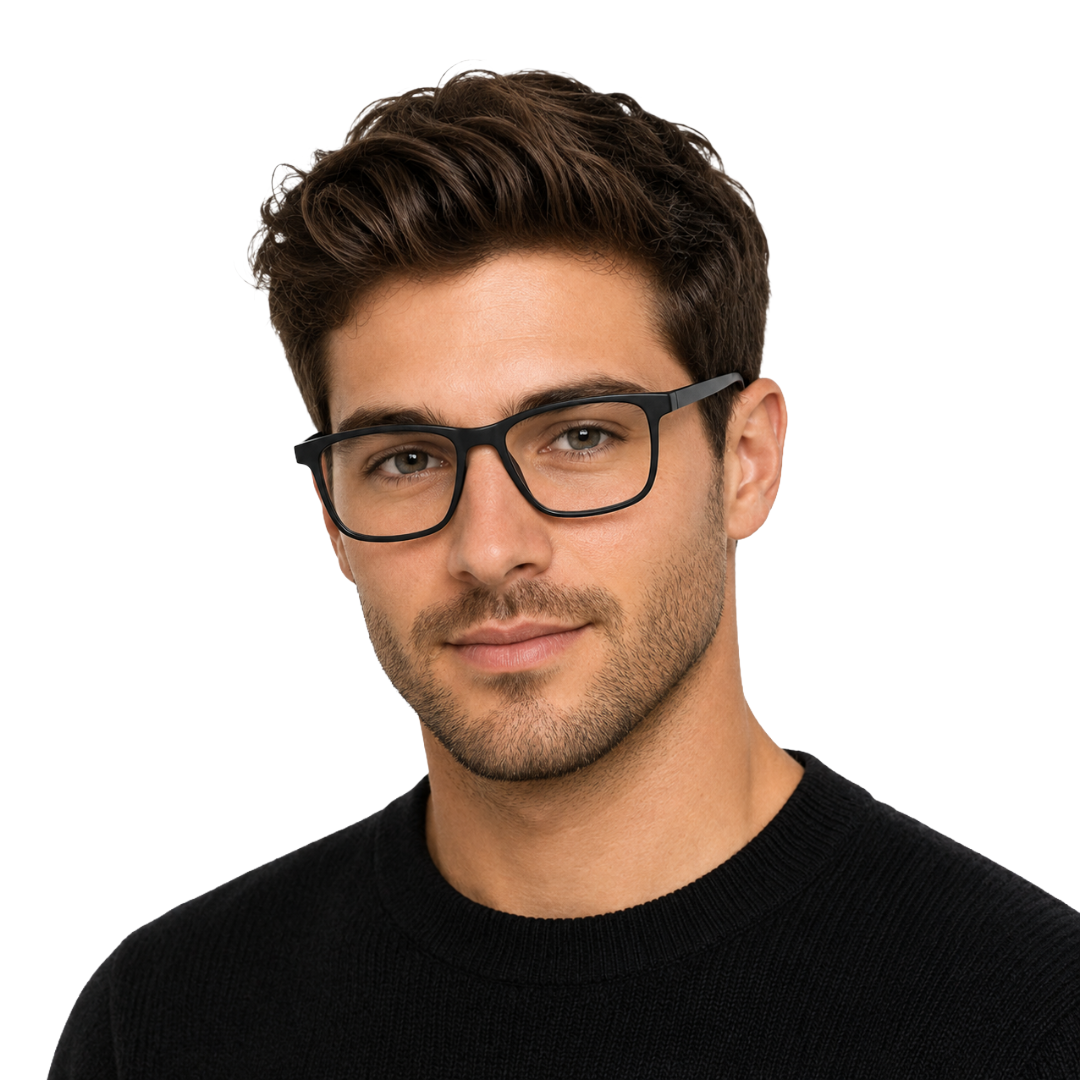 OS JJ 3253 Rectangle Eyeglasses – Lightweight Prescription Frames for Men & Women-zoom-52