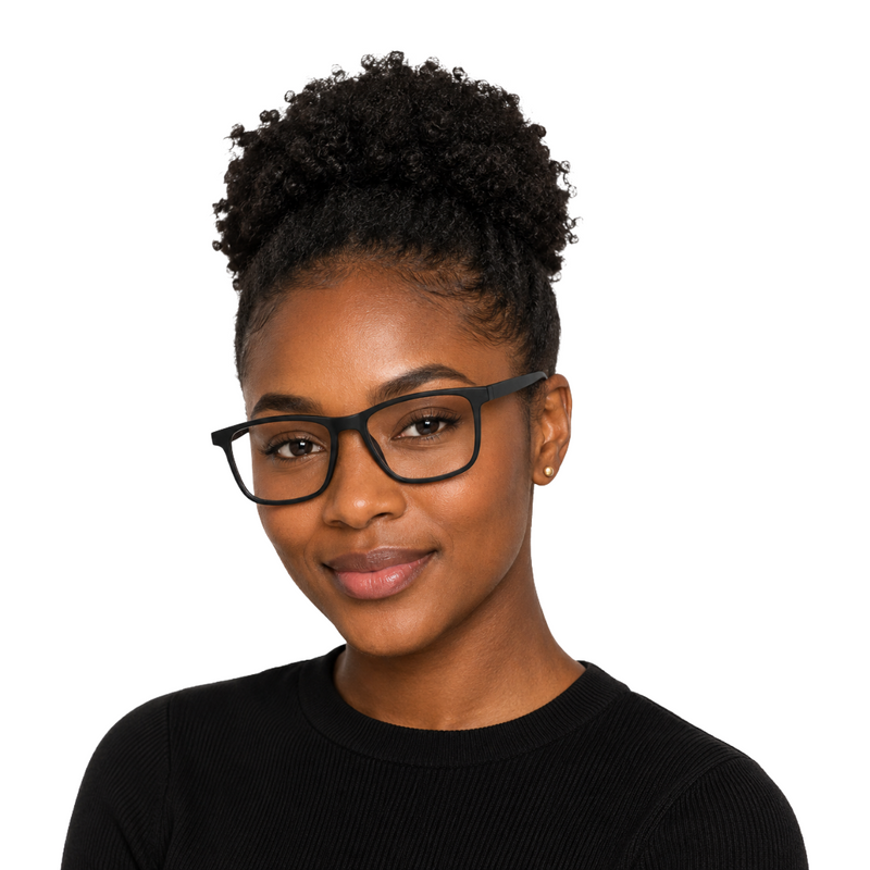OS JJ 3253 Rectangle Eyeglasses – Lightweight Prescription Frames for Men & Women-zoom-
