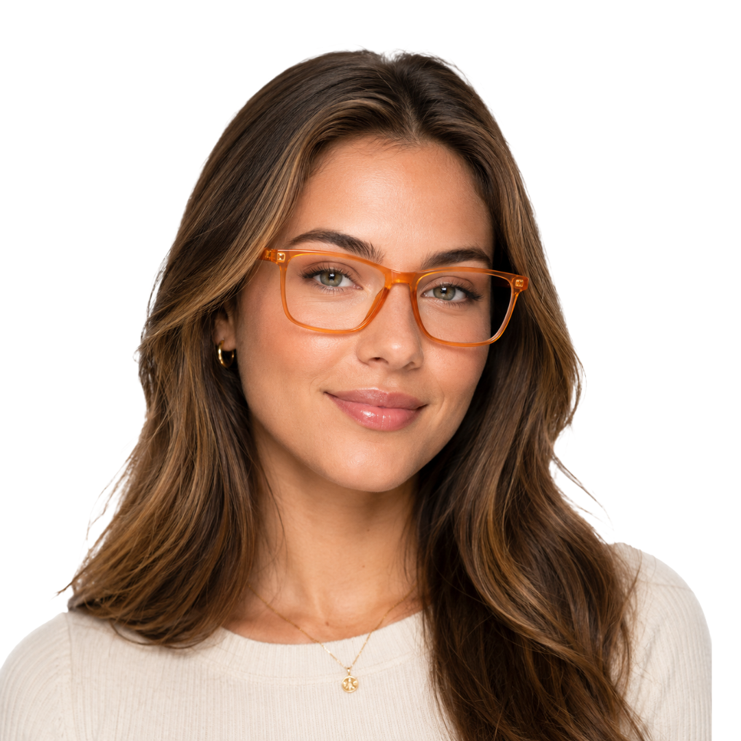 OS JJ 3253 Rectangle Eyeglasses – Lightweight Prescription Frames for Men & Women-24
