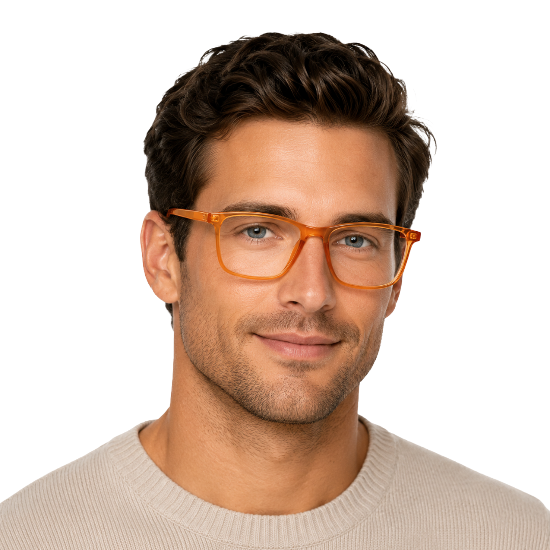 OS JJ 3253 Rectangle Eyeglasses – Lightweight Prescription Frames for Men & Women-zoom-25