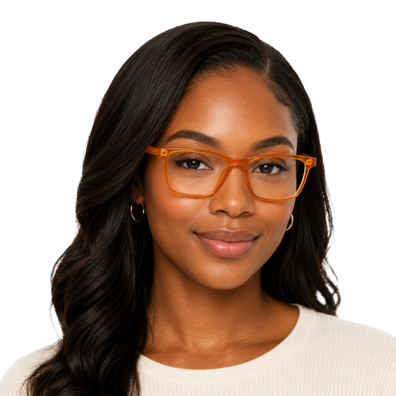 OS JJ 3253 Rectangle Eyeglasses – Lightweight Prescription Frames for Men & Women-zoom-