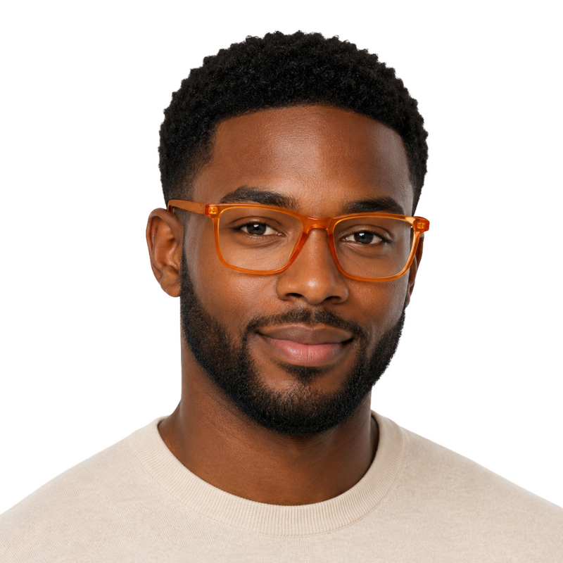 OS JJ 3253 Rectangle Eyeglasses – Lightweight Prescription Frames for Men & Women-zoom-