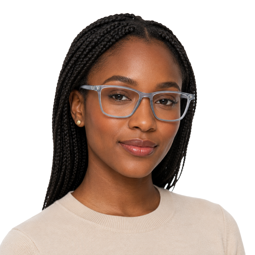 OS JJ 3253 Rectangle Eyeglasses – Lightweight Prescription Frames for Men & Women-8