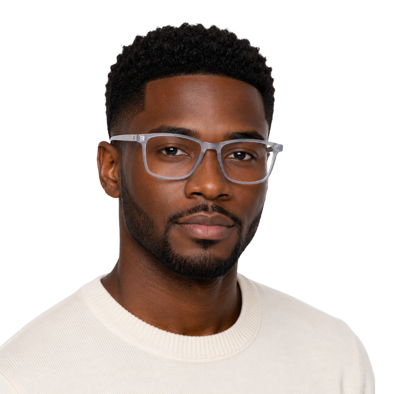 OS JJ 3253 Rectangle Eyeglasses – Lightweight Prescription Frames for Men & Women-zoom-