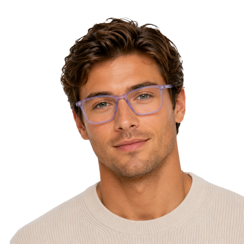 OS JJ 3253 Rectangle Eyeglasses – Lightweight Prescription Frames for Men & Women-zoom-