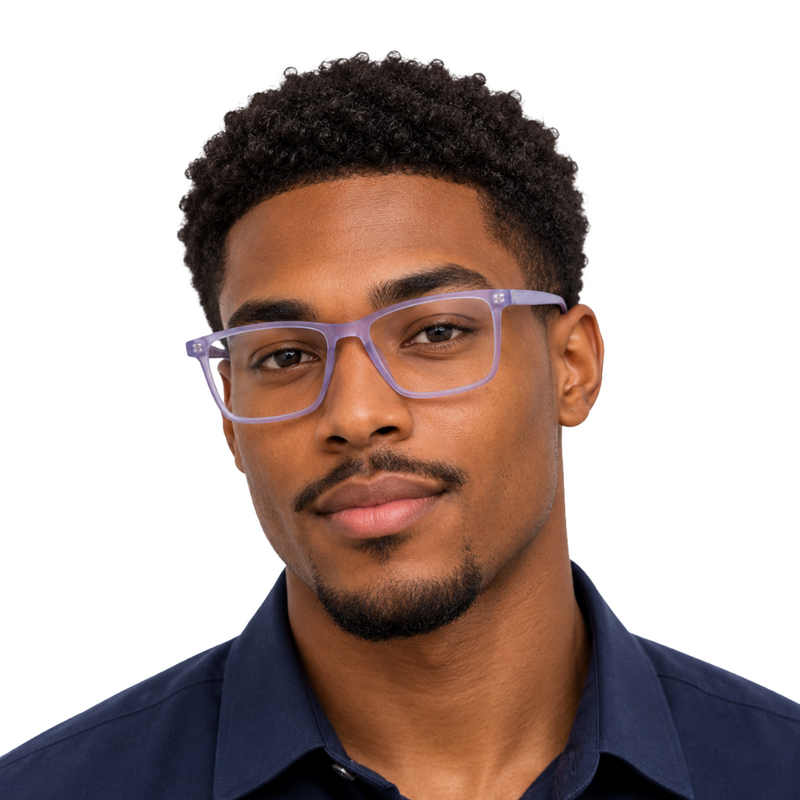 OS JJ 3253 Rectangle Eyeglasses – Lightweight Prescription Frames for Men & Women-zoom-