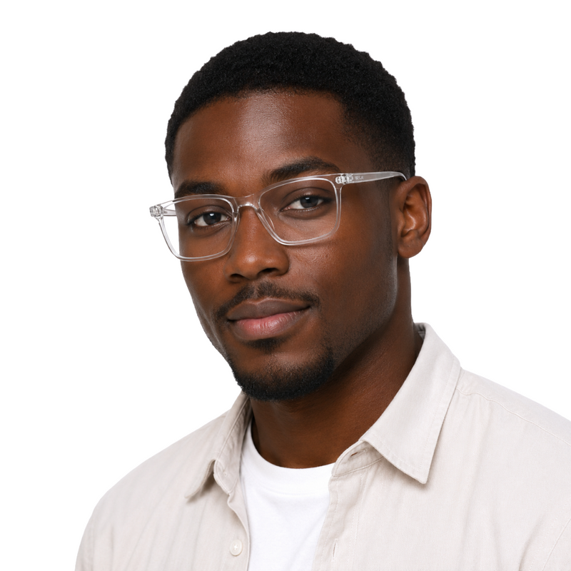 OS JJ 3253 Rectangle Eyeglasses – Lightweight Prescription Frames for Men & Women-zoom-