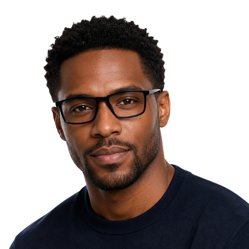 OS JJ 3254 Rectangular Eyeglasses – Prescription Frames for Men & Women-zoom-