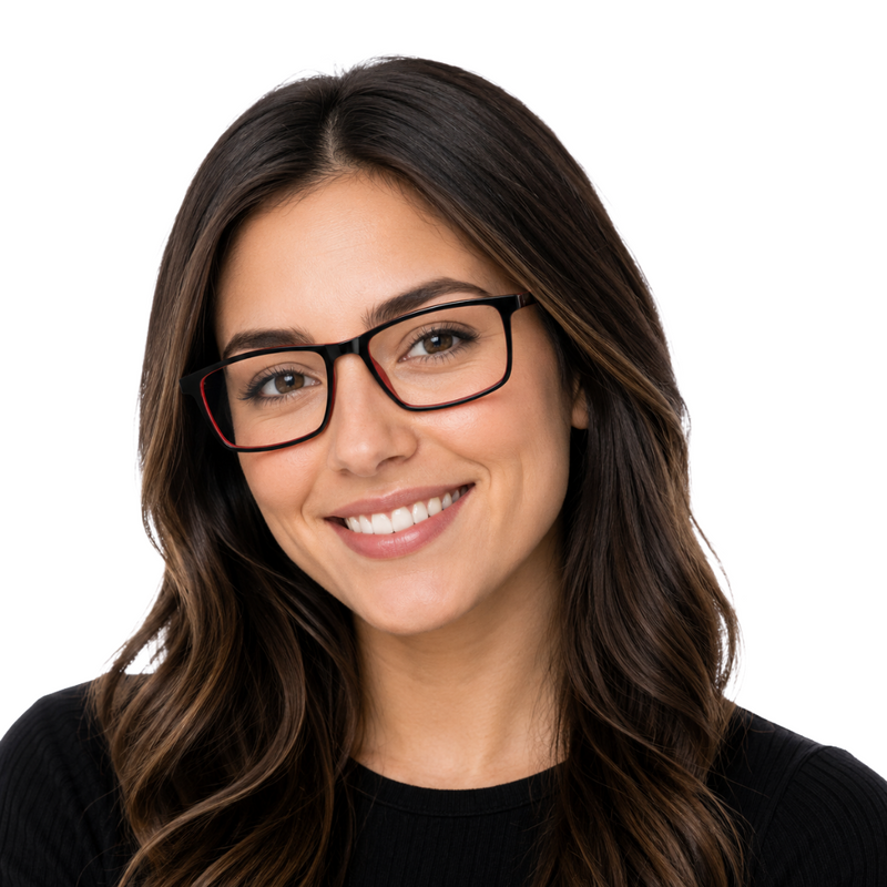 OS JJ 3254 Rectangular Eyeglasses – Prescription Frames for Men & Women-zoom-