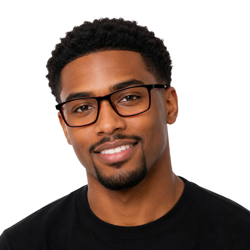 OS JJ 3254 Rectangular Eyeglasses – Prescription Frames for Men & Women-zoom-