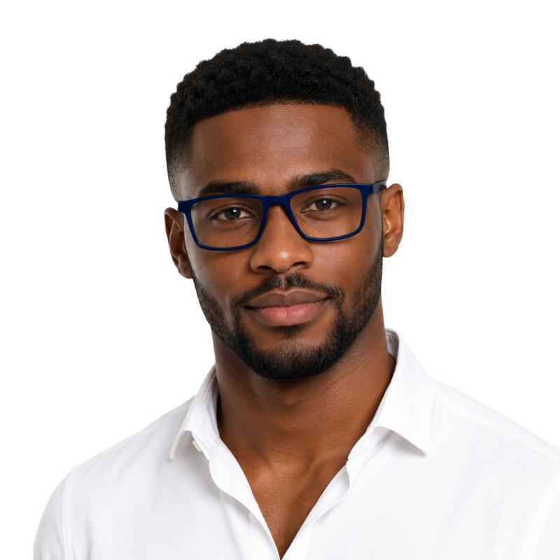 OS JJ 3254 Rectangular Eyeglasses – Prescription Frames for Men & Women-zoom-