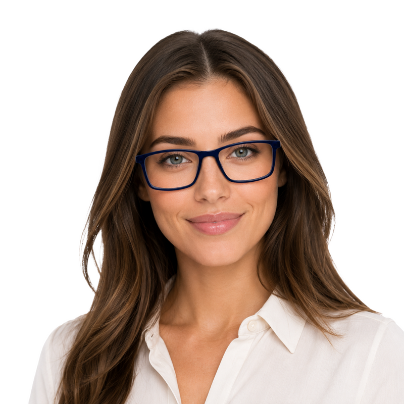 OS JJ 3254 Rectangular Eyeglasses – Prescription Frames for Men & Women-zoom-