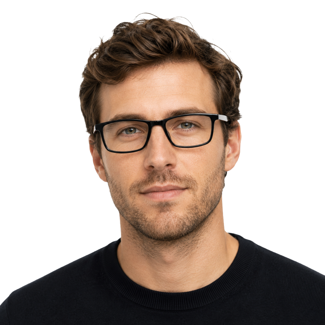 OS JJ 3254 Rectangular Eyeglasses – Prescription Frames for Men & Women-7