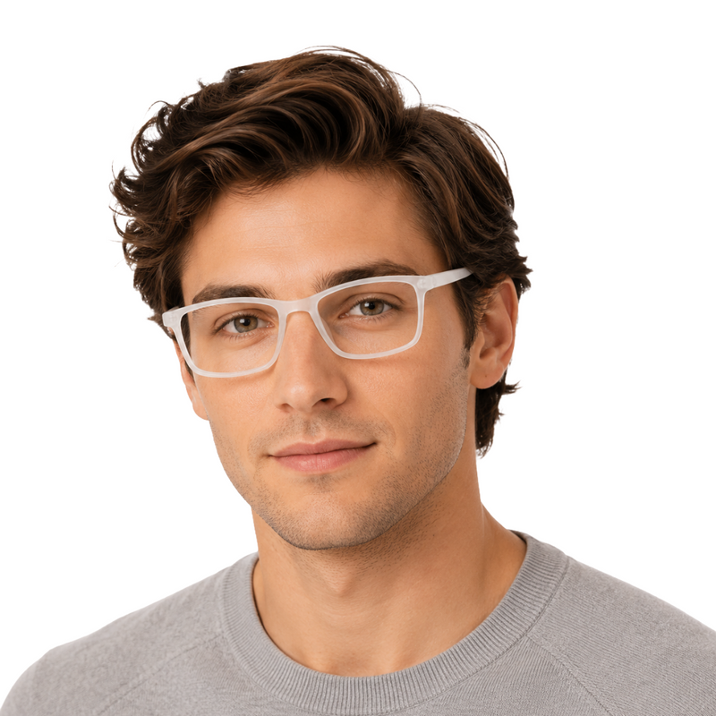 OS JJ 3254 Rectangular Eyeglasses – Prescription Frames for Men & Women-zoom-