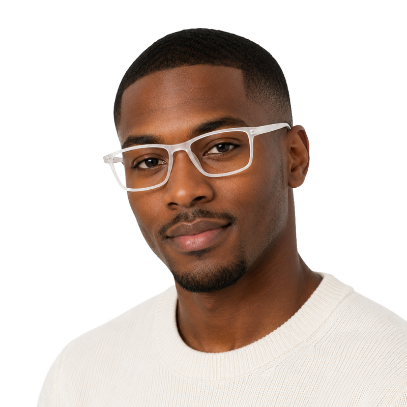 OS JJ 3254 Rectangular Eyeglasses – Prescription Frames for Men & Women-zoom-