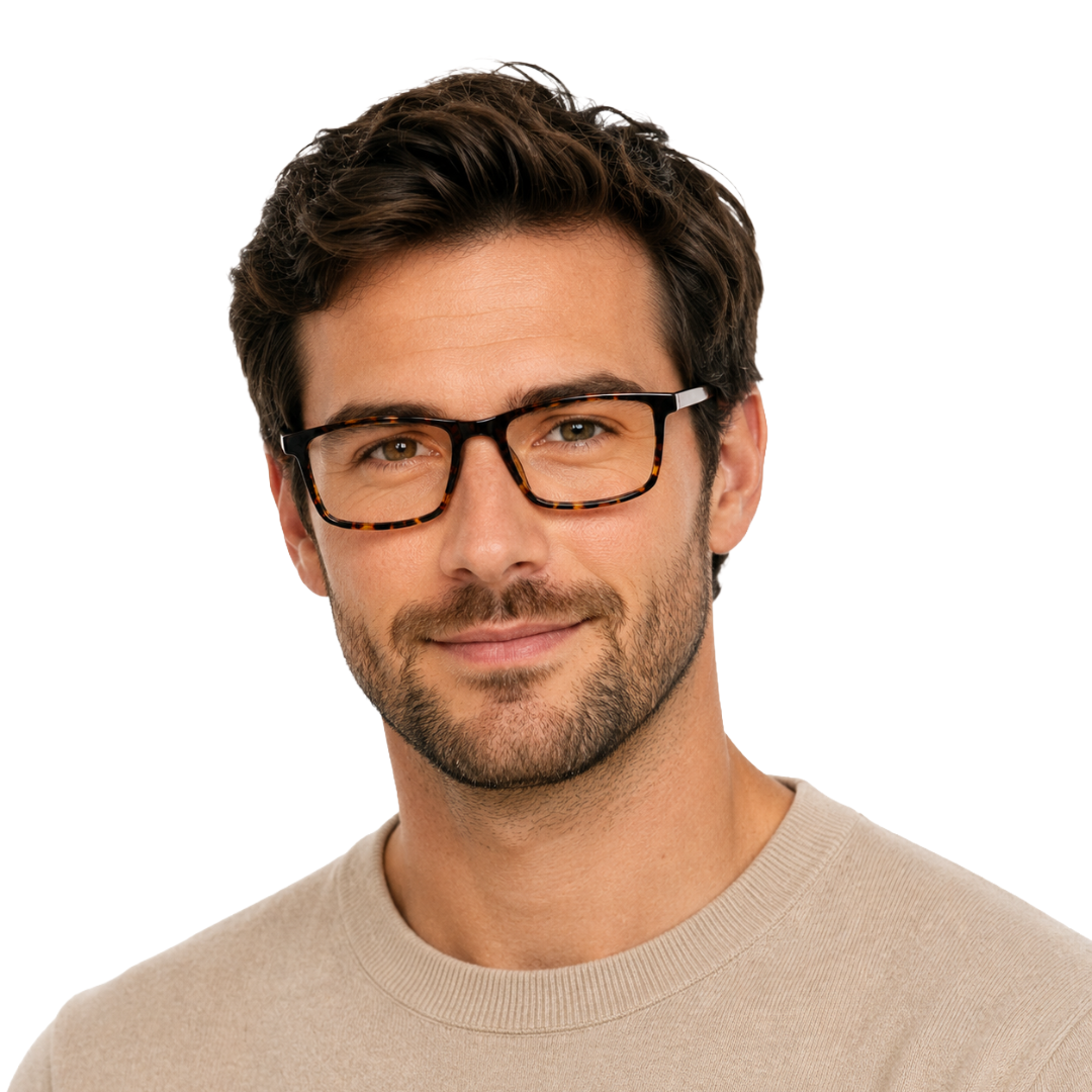 OS JJ 3254 Rectangular Eyeglasses – Prescription Frames for Men & Women-36