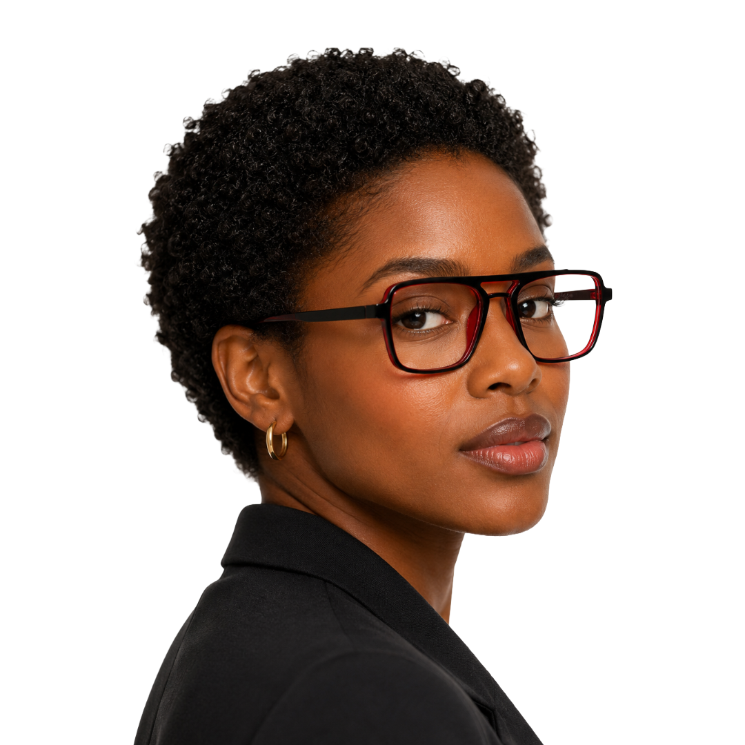 OS-JJ-3255 Square Aviator Optical Eyeglasses | Double Bridge Frame-36